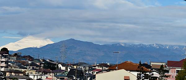 富士山と丹沢山系