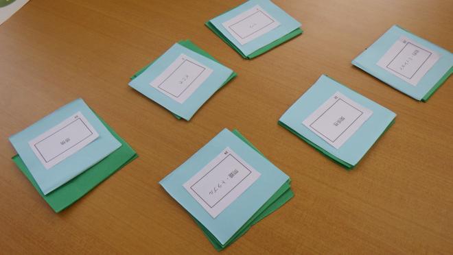 お話作成ゲームの取り札