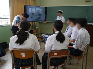 職業インタビューの様子1