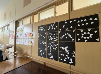 美術・三角形で作ろう