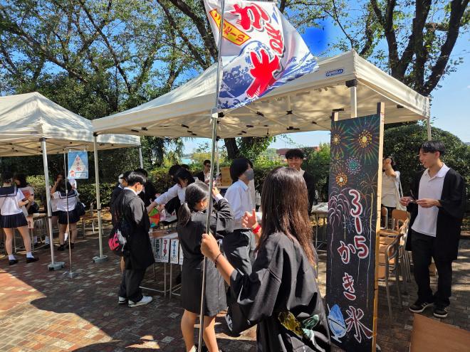 令和7年度　嵐舞祭　模擬店　かき氷