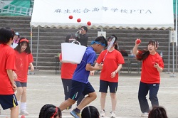 追いかけ玉入れ