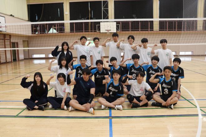 男子バレーボール部集合写真