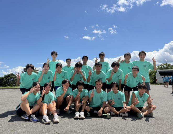 陸上部合宿集合写真