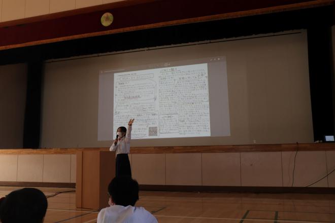 学年発表のようす4