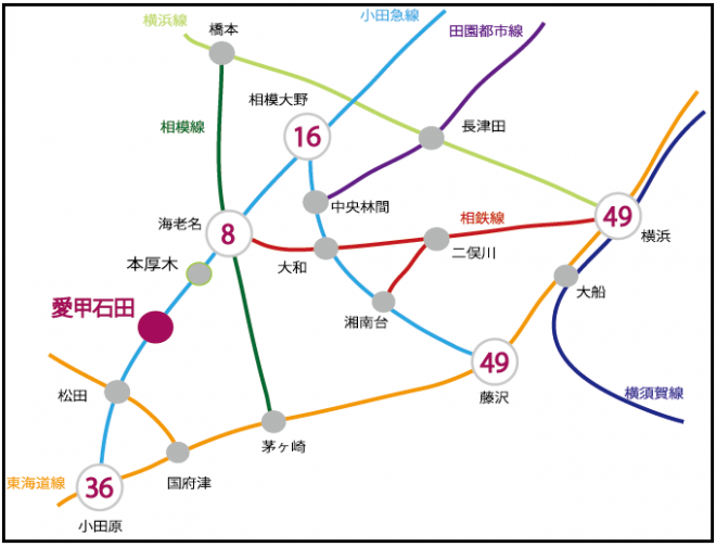 近郊路線図