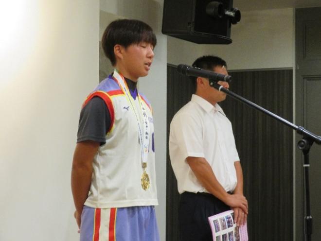 渡邊主将のあいさつ