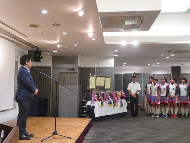 山口市長からお祝いの言葉