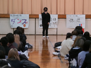 生徒会長あいさつ