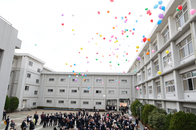 バルーンリリースの様子