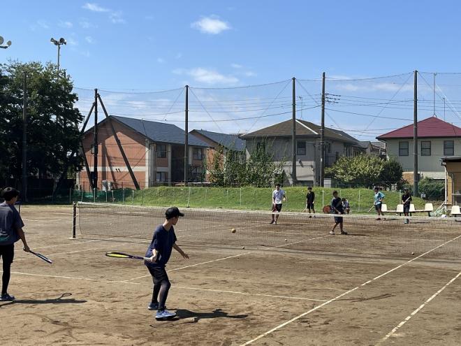 部活動体験ソフトテニス