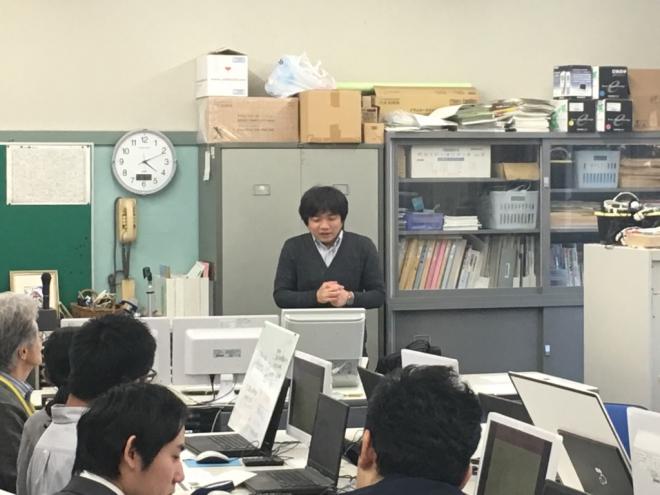 次期学習指導要領について講演される益川先生