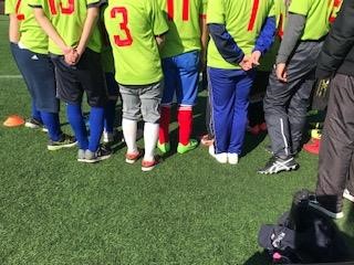 特体連サッカーの様子