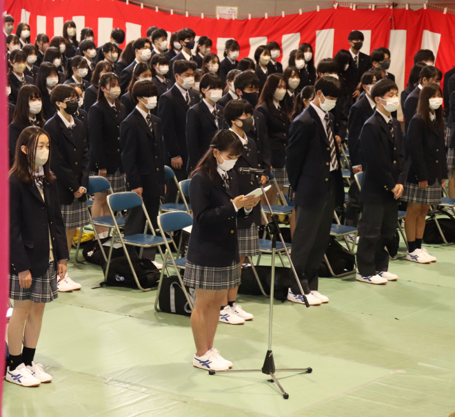 新入生代表の言葉1
