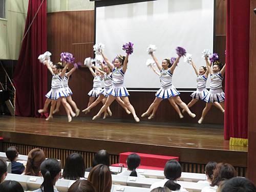 第1回学校説明会チアダンス部