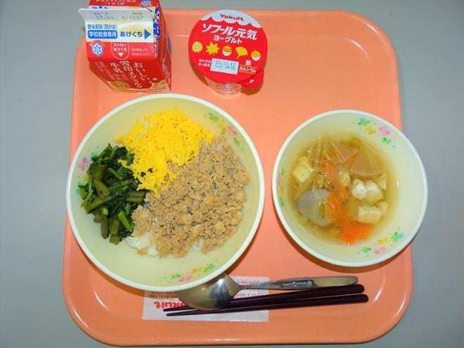 給食の写真