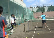 テニス部練習風景