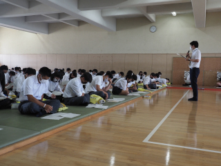 2年次説明会の様子