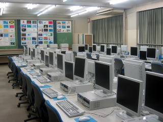 情報教室の写真