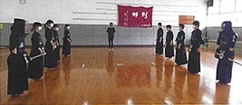剣道部練習風景