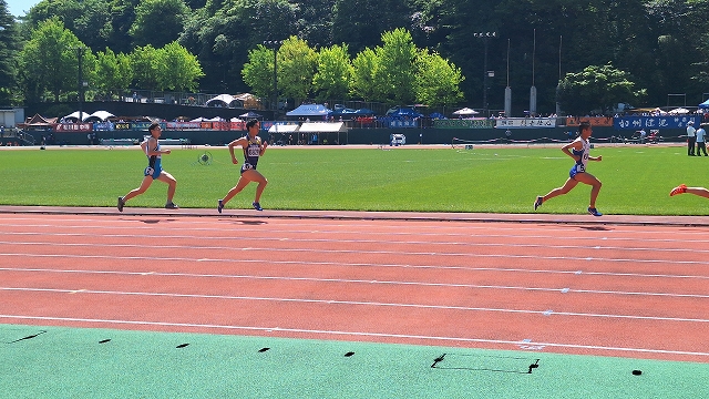 男子1500mの様子