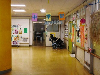 中学部廊下の写真