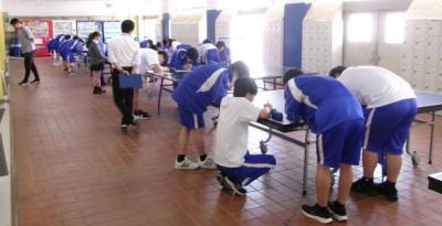 体育の授業の振り返り