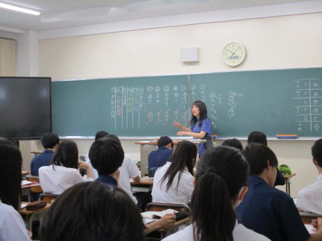 授業風景国語科