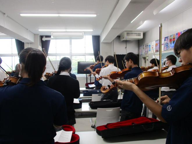 授業風景音楽科