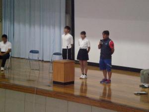 H30_0528関東大会壮行会・生徒総会2