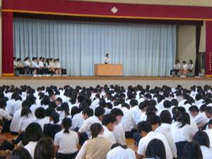 H30_0612生徒会役員選挙立会演説会