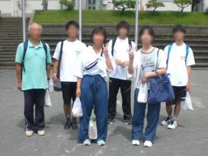 千秀小学校防災訓練JRC参加4