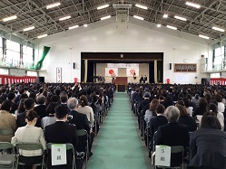 令和8年度第64回入学式の様子