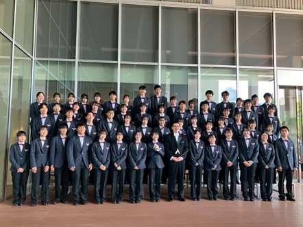 コンクールでの集合写真2025