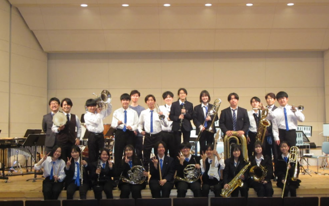吹奏楽部2023_定期演奏会集合写真