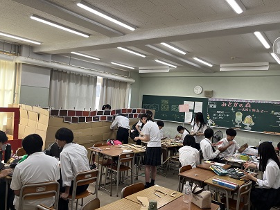 令和7年度瑞穂祭準備の様子2年3組