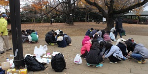 川崎市立富士見台小学校6年生「地層観察会」2