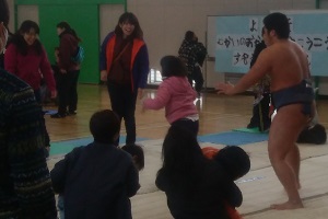 高津養護学校小学部と交流！全日制／定時制相撲部！2