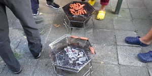 炭火焼きホットドック2