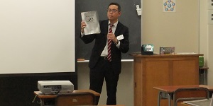 社長による、校内企業説明会1