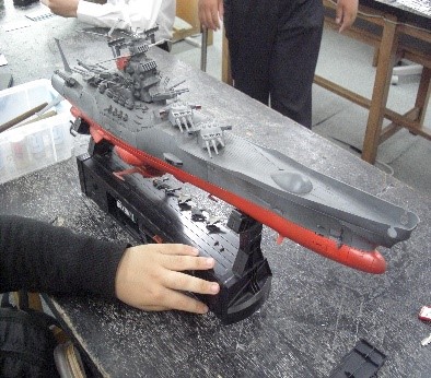 戦艦の模型