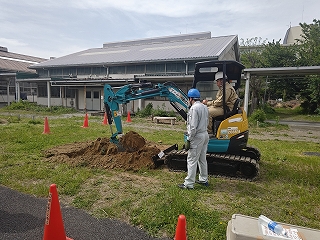 令和6年度小型車両系建設機械運転特別教育講習の様子4