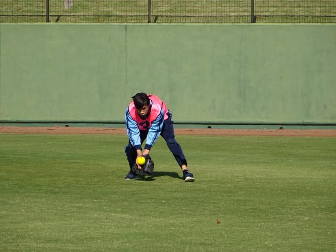 冬季ティーボール1