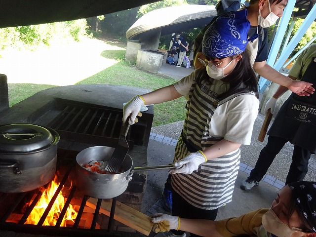 野外炊飯