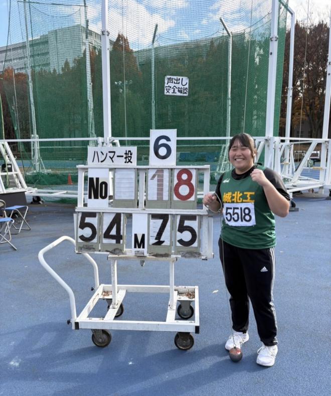 東海大学投擲競技会