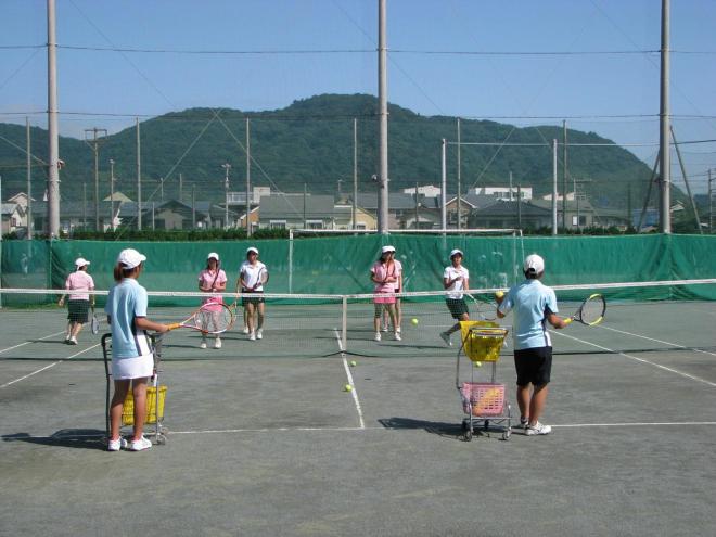 女子テニス部画像