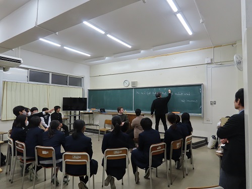 オーストラリア短期留学事前研修会黒板
