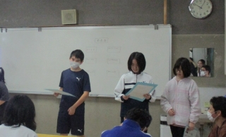 実習壮行会1