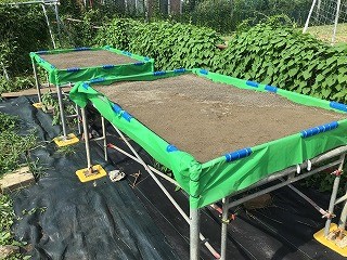高床式栽培ベッド