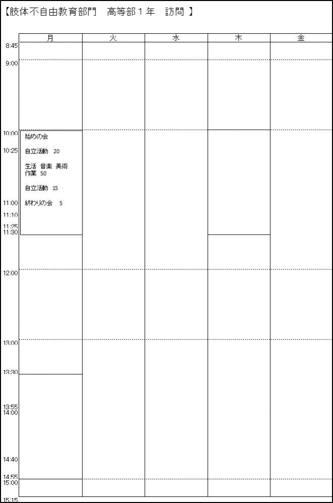 訪問日課